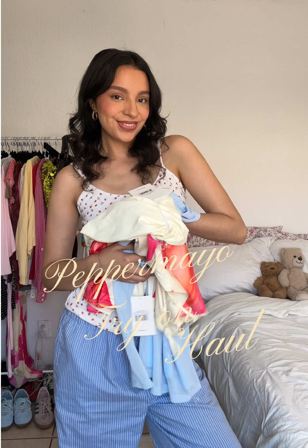 The dress code? @PEPPERMAYO 🌺🌴🪩🍋‍🟩☀️ #peppermayo #peppermayopartner #peppermayohaul #tryonhaul 