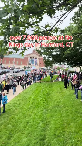 No Kings day protest in Hartford, CT  #nokings #nokingsinamerica #hartford #hartfordct #protest 