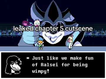 chapter 5 leaked cutscene sent to me by toby fox himself #deltarune #deltarunechapter2 #deltarunechapter3 #deltarunechapter4 #krisdeltarune #krisdreemurr #susiedeltarune #ralseideltarune #berdlydeltarune #noelledeltarune #noelleholiday #tobyfox #undertale #southpark 
