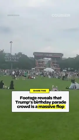 Nowhere near the expectations of 200,000 people.