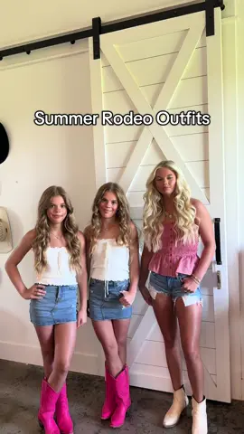 Summer Rodeo Outfits #outfit #girls #outfitideas #rodeo #girlmom 