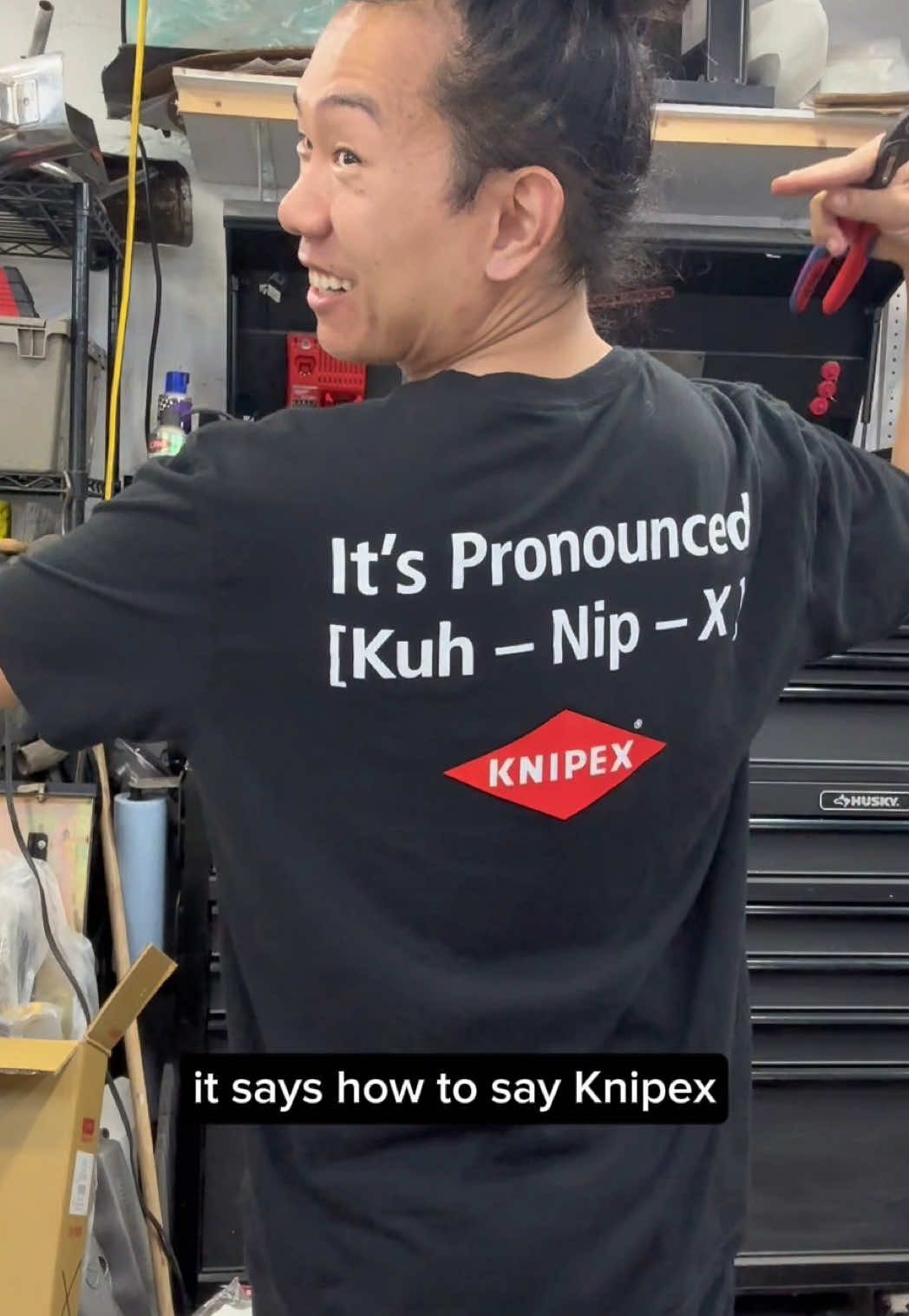 Replying to @Ross_aircon  @knipex says “It’s Pronounced Kuh-Nip-X” #knipex #knipextools #germantools #pronunciation 