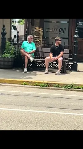 This guy was so mad at the protesters! Kept yelling and shaking his fists at everyone across the street! Made us all laugh more than anything. 🤣😂#nokings #nokingsprotests 