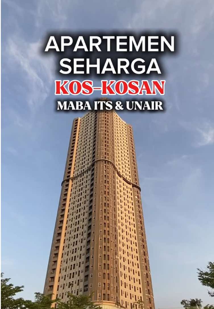 Promo apartemen premium seharga kos-kosan mahasiswa ‼️🥳 Yuk merapat ke Grand Dharmahusada Lagoon Lokasinya dekat dengan ITS dan UNAIR 😍 Cocok banget buat kamu mahasiswa ITS dan UNAIR Cocok juga buat para investor yang ingin investasi disini, passive income yang besar pertahunnya 😍 ✅free parkir ✅listrik token ✅IPL Termurah ✅Fully Furnished ✅3-10 menit ke kampus dan mall ✅Akses pintu dengan finger dan pin ✅Gas detector tiap unit ✅Legalitas terjamin (SHM SRS) ✅Developer by PT. PP Properti (BUMN) Bulan Juni free PPN 100% untuk pembelian unit 🥰 Dapatkan banyak promo lainnya 🥳🤗 #CapCut #apartemenmurah #apartemensiaphuni #apartemensurabaya 