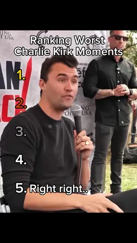 He’s so…. (Insert comment here) #charliekirk #embarrassing #debatefail #rankingtiktok #popculture #iconicmoments #worstmoments #cringecontent #fyp #viralvideo #politicaltiktok 
