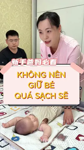 😷 Sạch quá… chưa chắc đã tốt cho bé!👉 Cho con tiếp xúc vừa phải với môi trường chính là cách giúp bé lớn khỏe từ bên trong! #MiễnDịchTựNhiên #NuôiConKhỏeMạnh #KhôngQuáSạch #chămsóctrẻsơsinh 