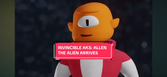 Invincible as a kids show: Allen the Alien arrives #invincible #omniman #animation #Allen #alien 