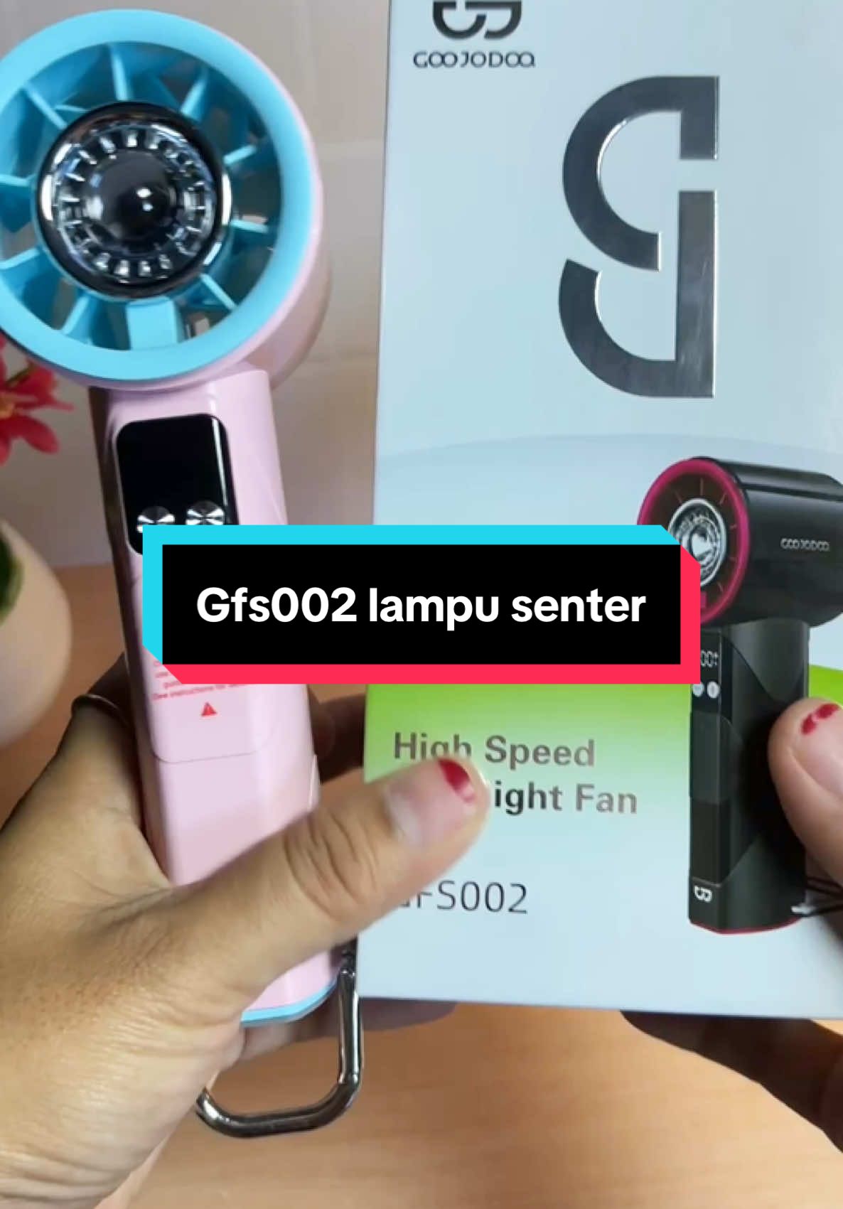 Goojodoq Gfs002 sudah dilengkapi dengan lampu senter #goojodoq #kipasportable 