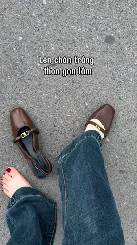 Lên chân sáng chân đi làm sang lắm nha #giaydep #reviewlamdep #giaycaogot 