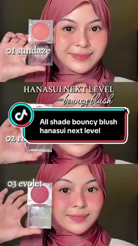 Warnanya secakep itu guys 🤩 #bouncyblush #blush #blushon #hanasui #hanasuinextlevel #fyp 