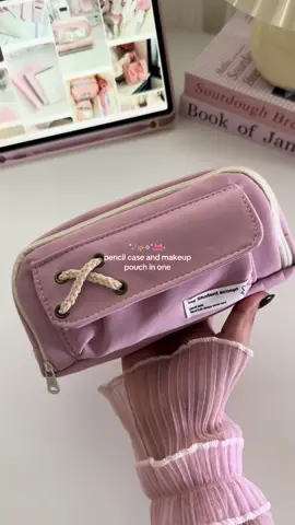 you have two types of school supplies ˚˖𓍢🌷✧˚.🎀⋆ #pencilcase #makeuppouch #schoolssupplies #backtoschool 