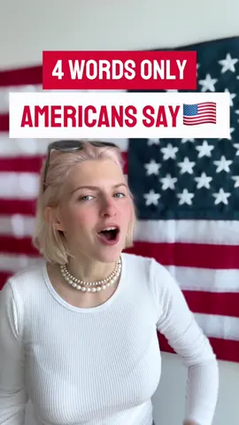 4 words only Americans say🇺🇸 #English #NativeSpeaker #Vocabulary #Pronunciation #SpeakEnglish #NativeSpeaker #Grammar #EnglishPractice #LearnEnglish #languageenglish 