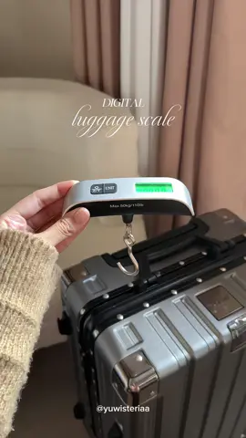 no more excess baggage! Portable Digital Weighing Scale for Luggage. This is really a must have lalo na sa mga mahilig mag travel, para iwas excess baggage sa airport. #weighingscale #luggage #luggagehack #luggageweighingscale #digitalweighingscale #portableweighingscale #travel #traveltok #airport #traveltips #travelhacks
