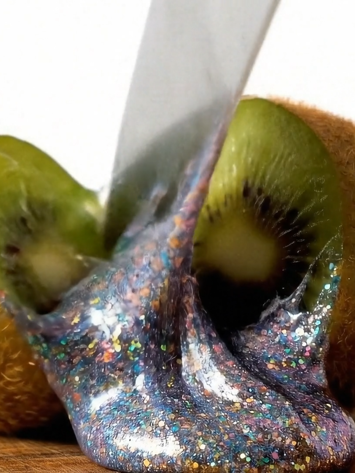 Three slices. Three surprises. Which one was your favorite? 👀🍇🥥🥝 #asmr #satisfyingvideo #fruitcutting #jellyfruit #cuttingvideo  #oddlysatisfying #fyp #aestheticvideo #aiart #slicelab