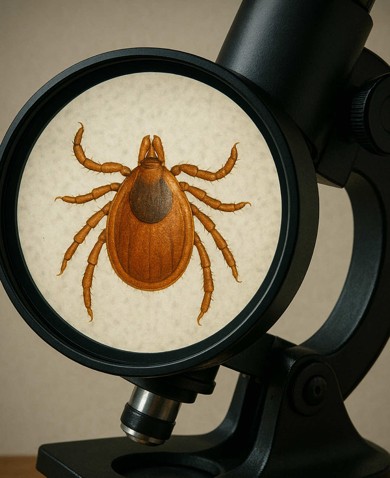 tick under the microscope 😱🤯🔬#microscope #experiment #viral_video #fyp #funnytiktok #top 