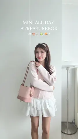ไซซ์นี้ สีนี้คือที่สุด ! 👀 Atreasurebox mini all day First love น่ารักมากกก 💌🩰🤍✨ @A TREASURE BOX  ##ATreasureBox#ATreasureBoxAllDay