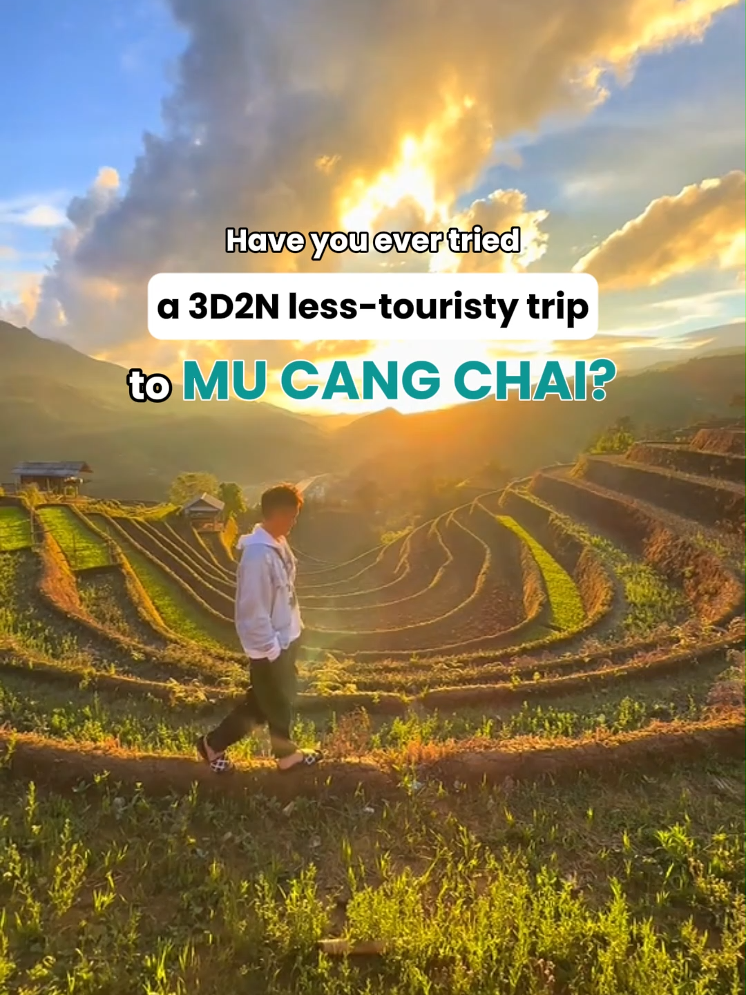 Discover the Hidden Highlands of Vietnam Join our 3-day, 2-night tour to Mu Cang Chai, home to breathtaking rice terraces, winding mountain passes, and warm ethnic minority communities. - Trek through golden fields - Stay in charming stilt houses - Savor authentic local dishes 👉The best time to visit is coming soon – DM now to get your perfect itinerary! #VietnamTravel #ExploreVietnam #BeautifulVietnam #tourvietnam #vietmountaintravel #mucangchai #trekking