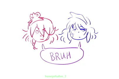 so that how i think they met  #manualfooter #autofister #animation #yuri 