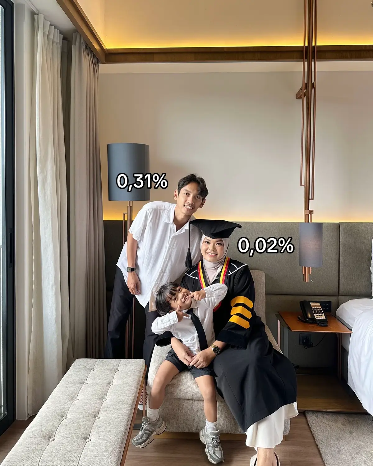 Next, kita usahakan jadi orang tua 0,002% itu.