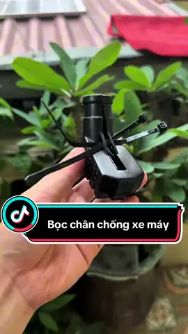 Bọc chân chống xe máy đế cao su kèm 2 dây thít chắc chắn #bocchanchongxemay #phukientrietphuong 