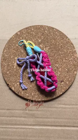 Part 46 | woman’s with her lips holder 🎀 #lipholder #macrametutorial #senjaofc 