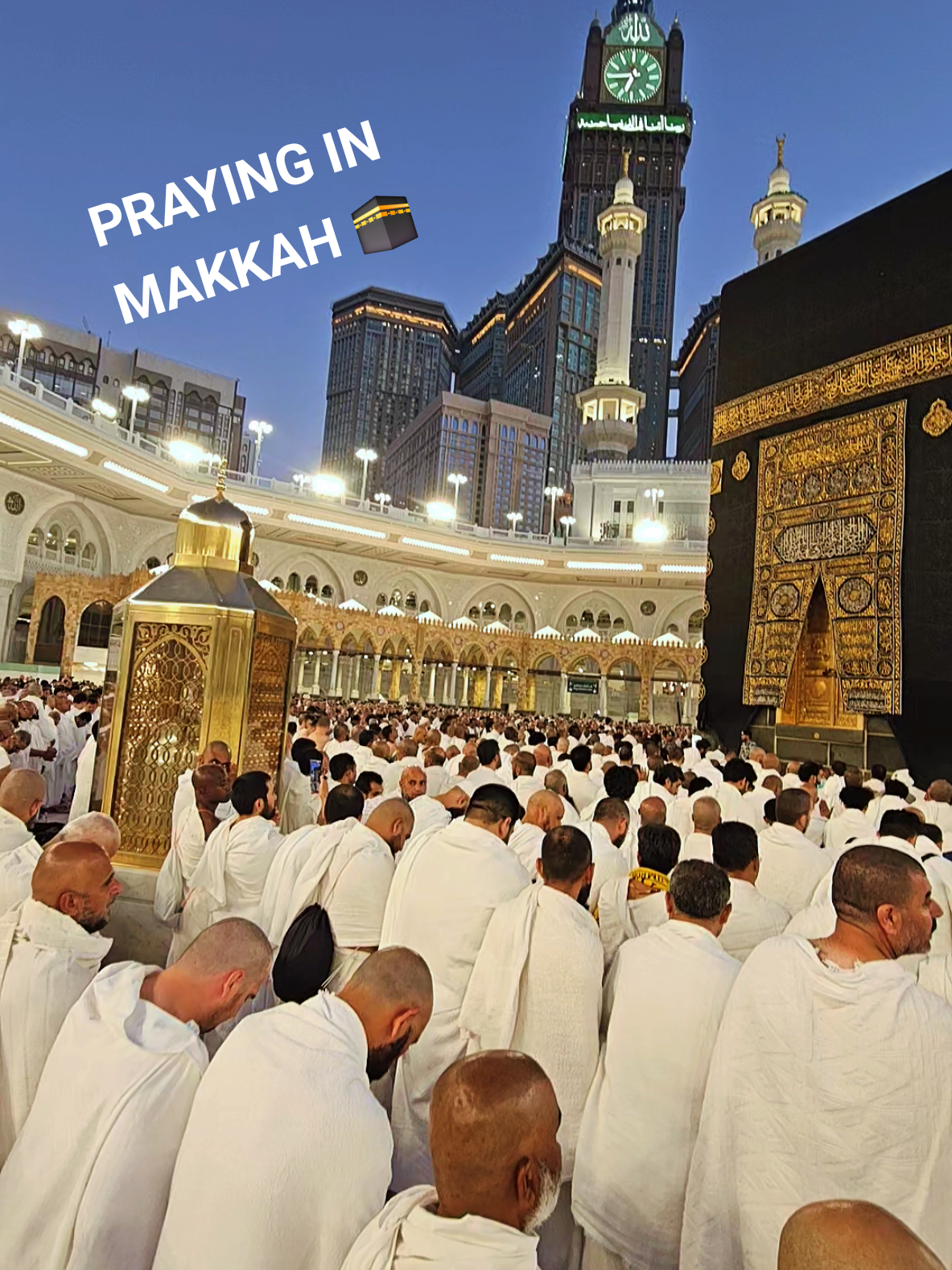 Best feeling in world 🕋 #prayer #peace #ummah #makkah #kabba 
