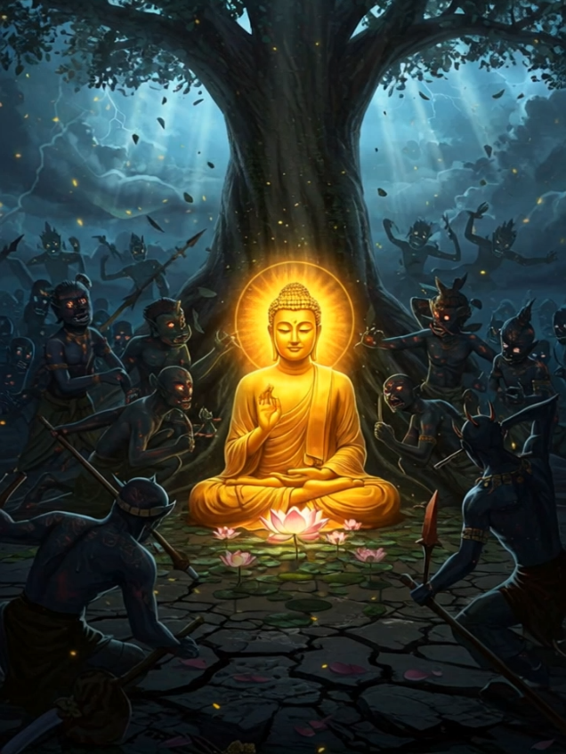බුදුරජානන් වහන්සේ මාර සේනා පරාජයට පත්කල ඒ අසිරිමත් මොහොත...🙏🙏🙏🙏 අප තිලෝ ගුරු සම්බුදු පියාණන් වහන්සේ මාර සේනා පරාජකොට ලොව්තුරා බුද්ධත්වයට පත්වුසේක..🙏🙏🙏🙏 #බුදුසරණයි_හැමෝටම☸️♥️🙏  #තෙරුවන්_සරණයි🙏🌹🌼🌺🙏🙏 #කුසලයටම_සිත්_යොමු_වේවා #බුදුසරණයි #foryou #creatorsearchinsights #tiktoksrilanka🇱🇰 #buddha #dhamma #🙏🙏🙏 #100kfollowers #100kviews #100k #trending #viral 