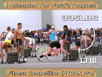 I Attempted The World's Toughest Fitness Competition (HYROX Pro) Part 3#Austen #battlebunker