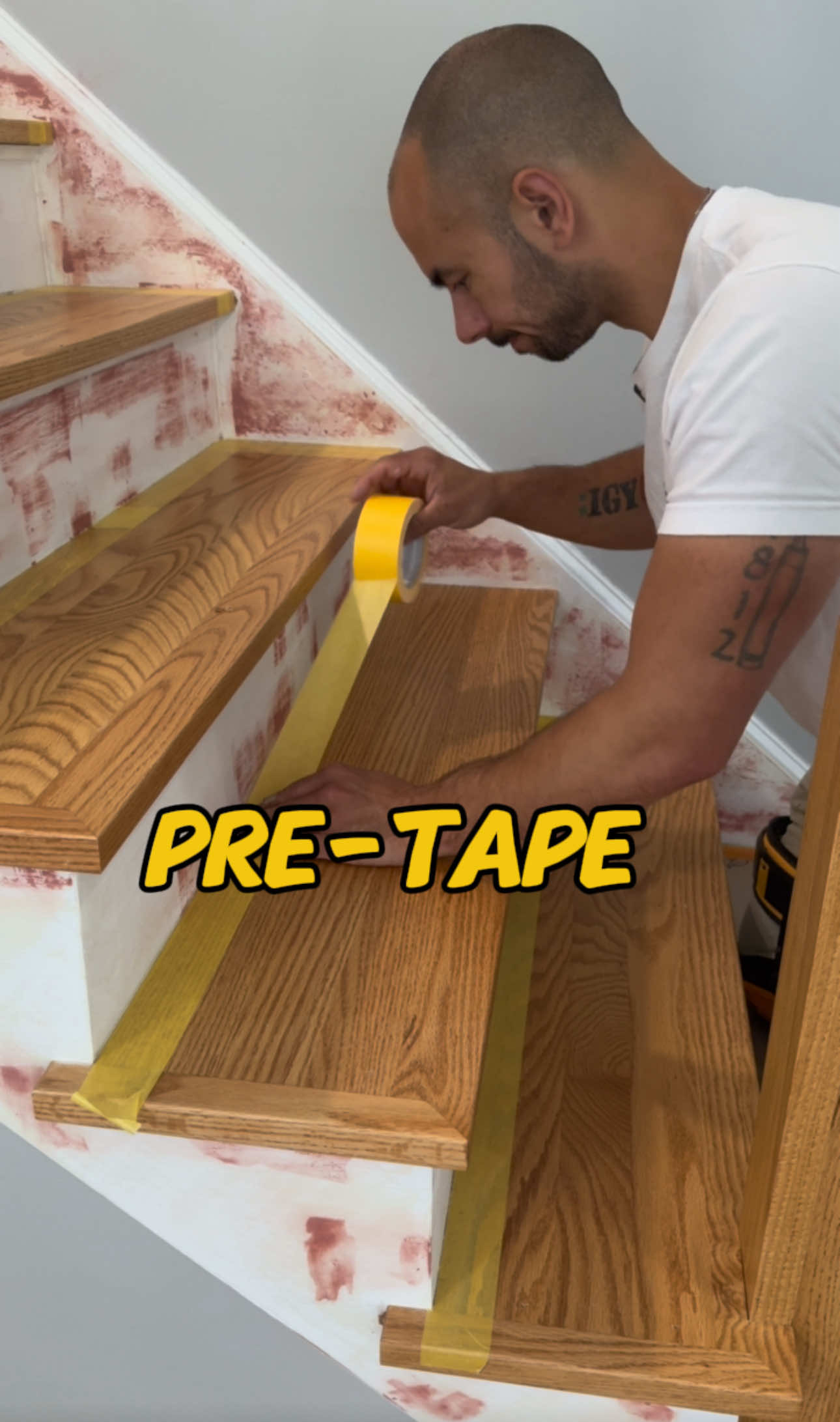 Perks of being the installer and finisher. #remodel #construction #homerenovation #bathroom #howto #tools #DIY #carpentry #construction #homeremodeling #hgtv #tooltips #constructiontips #diytools