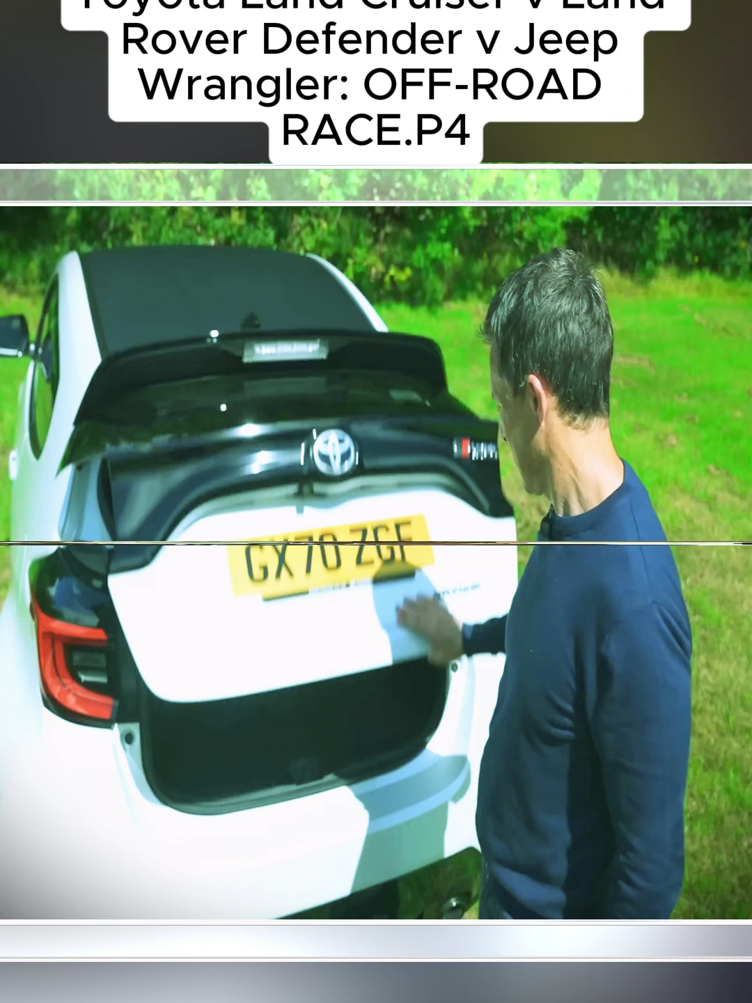 Toyota Land Cruiser v Land Rover Defender v Jeep Wrangler: OFF-ROAD RACE#supercar #PORSCHEGT3RS #matarmstrong