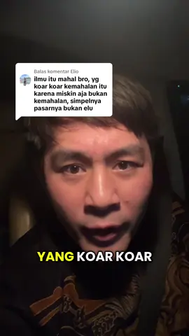 Membalas @Elio stop menormalisasi ilmu sebagai suatu komoditas untuk meraup keuntungan pribadi. Sekian