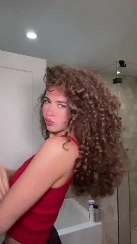 lol no ❤️ #curls #hairtok #curlyhairroutine #perm 