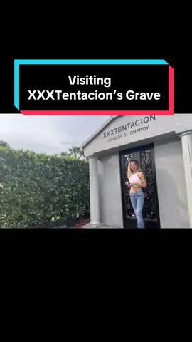 Visiting XXXTentacion’s Grave #xxxtentacion #grave #cemetery #graveyard #ripx #ripxxxtentacion #jahsehonfroy #fy #fyp