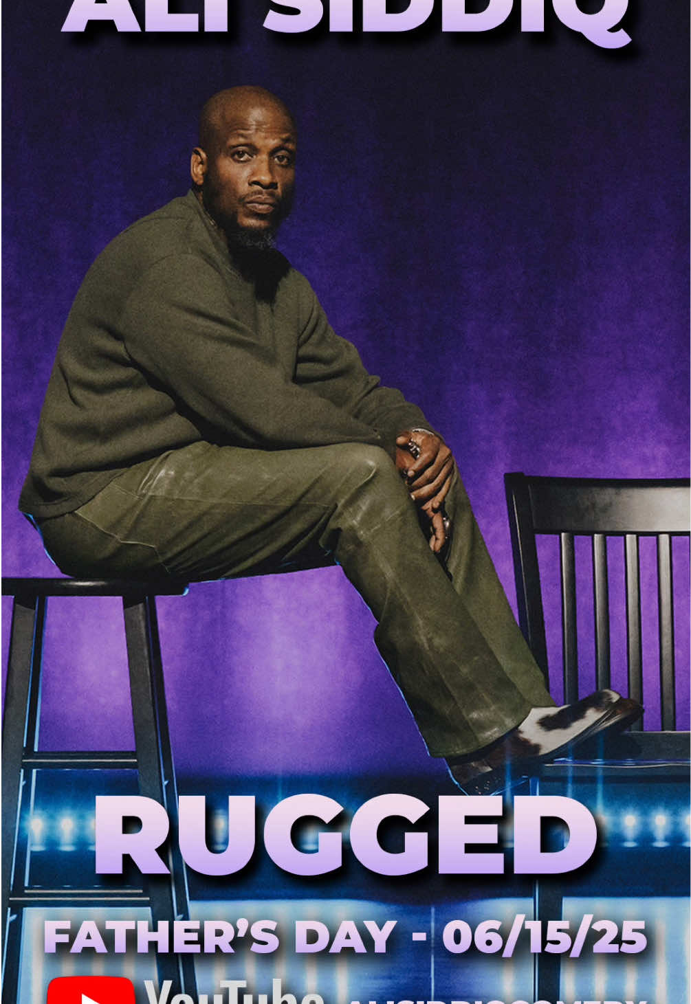Happy Father's Day to all the dads out there!  My latest special ‘RUGGED’ premieres TODAY at 5pm EST on my YouTube.  AliSiddiqComedy on YT or AliSiddiq.com. 