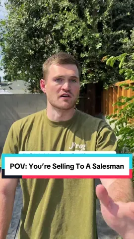 POV: You’re Selling To A Salesman 🤣 ...Also, I’m better at SEO than I am at sales—comment “SEO” for a free business scan 🤌🏼 #sales #salesman #business #businessmemes 