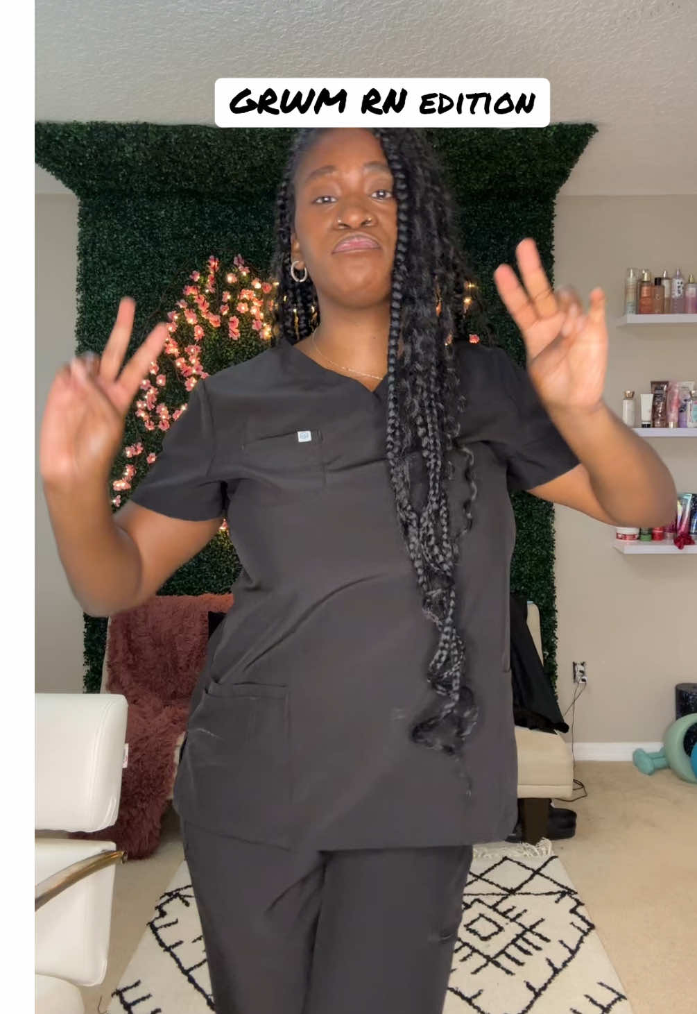 Hey hoes GRWM for work as a RN