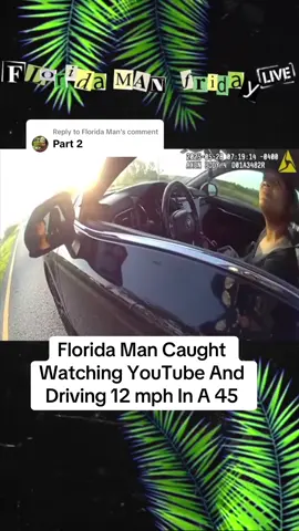 Replying to @Florida Man Florida man is a distracted driver #floridaman #caughtoncamera #part2 