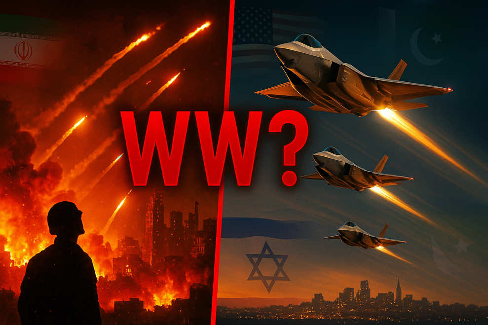 Iran-Israel War Escalates: Is World War 3 About to Begin? | Nuclear Threats & Global Reactions The Iran-Israel war has reached a boiling point, with direct missile strikes, assassinations, and nuclear threats. Israel's bold attack on Tehran has triggered a massive Iranian retaliation. Is the world on the brink of World War III? The U.S., UK, and NATO are preparing for full-scale conflict, while Russia, China, and Pakistan watch closely. In this video, we analyze the timeline, key players, and the terrifying possibility of a global war. #IranIsraelWar #WorldWar3 #MiddleEastCrisis #NuclearThreat #TehranAttack #IsraelStrike #USMilitary #PakistanIranSupport #GlobalConflict #WWIII #BreakingNews #Geopolitics2025 #IranMissiles #F35Jets #NATOAlert #RussiaChinaResponse`