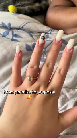 i know my nails are grown out okay but he proposed to me with these ones on and i don't wanna take them AWF 😭😭