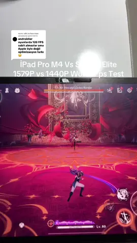 @name adlı kullanıcıya yanıt veriliyor iPad Pro M4 Vs Samsung Galaxy S25+ 8 Elite For Galaxy Wuthering Waves Fps Test