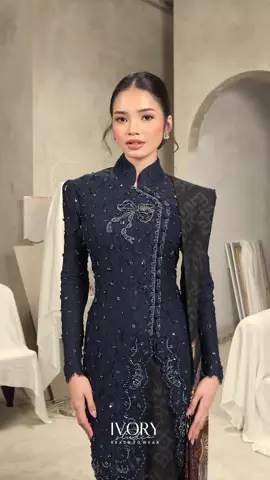 It's available to rent!  In frame: Sekar Navy Contemporary Janggan Kebaya by Ivory Studio RTW