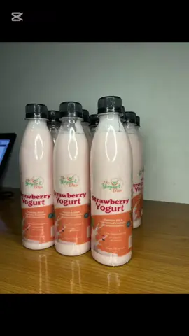 Introducing to everyone our latest addition to the brand 😎 We now have strawberry yogurt everyone!!!!!!!!!!!!!!!! 😂🤗 Made with the freshest strawberries 🤭🍓🍓#CapCut 