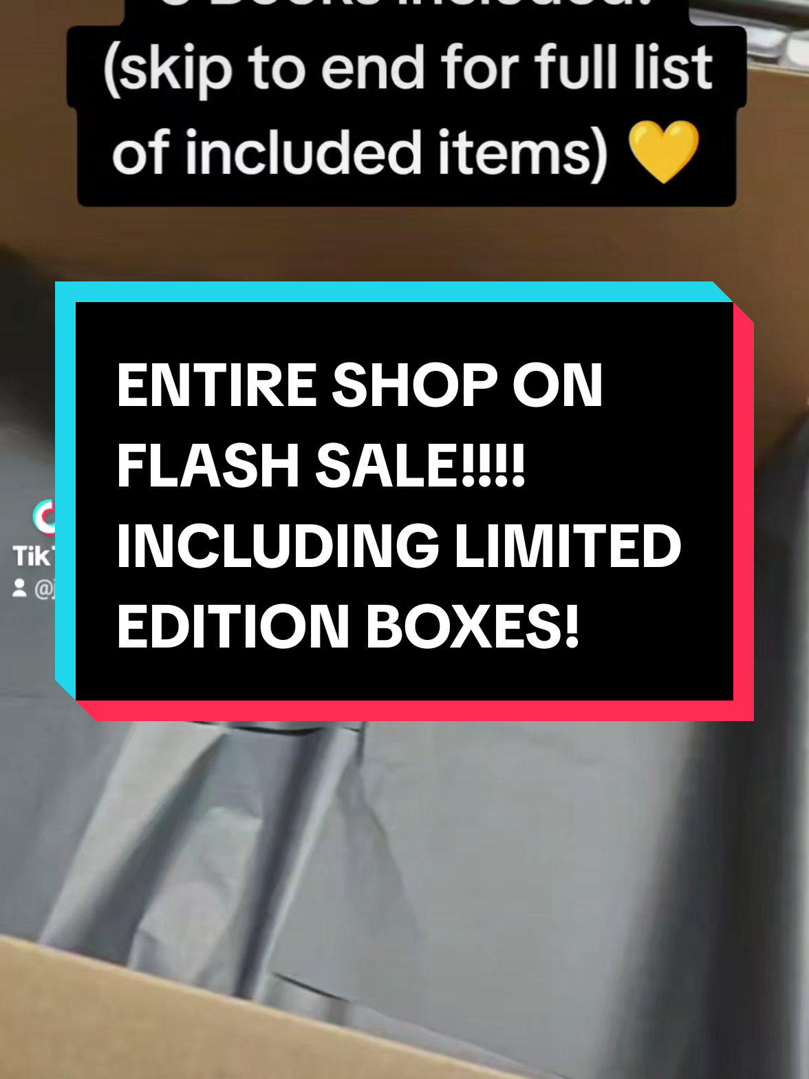 Entire shop on sale including limited edition boxes!!! #booktokfyp #BookTok #bookish #collab #tiktokshop #bookworm #treasurefinds #SmallBusiness #blinddatewithabook #fyp #readerfollowparty #teamwork #booktokfollowparty #tiktoksale #flashsale #freeshipping #blinddatewithabookbox #fantasyromance #spicyromance #darkromance #spicyfantasy #darkromancereader #bookrecommendations #homelibrary #giftbox #bookishgifts #harrypotter #acotar #fourthwing #flashsale #booksflashsale 