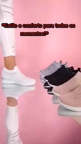 ✨ *Estilo e conforto para todos os momentos!*   O *Tênis Sneaker Feminino em Malha com Cristais* é leve, respirável e perfeito pra caminhar com elegância! 👟💎   Ideal pra quem ama brilho e não abre mão do conforto! 🛒 Garanta o seu por apenas R$77,00 na Shopee!   #tenisfeminino #sneakersbrilhantes #modaconfortavel #plussizefashion #caminhadasestilosas #ofertashoee 