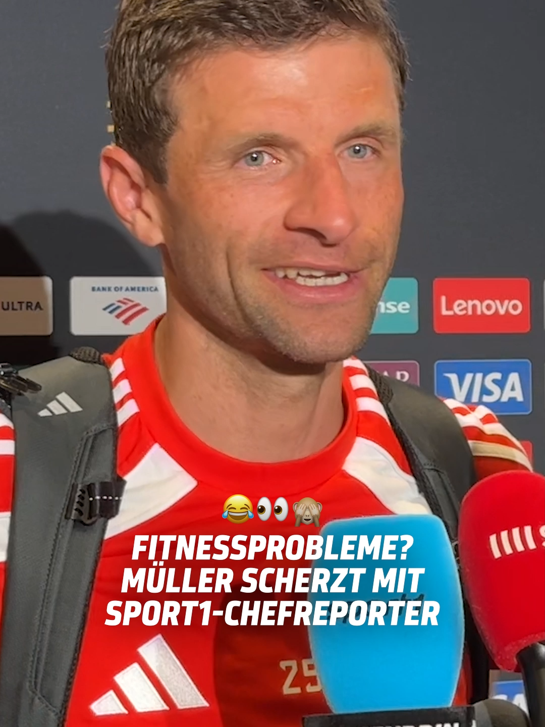 Nach 90 Minuten Klub-WM muss Thomas Müller erstmal in die legendäre Eistonne. Fitnessprobleme hat er aber angeblich noch nicht. 😂 #müller #fcbayern #klubwm #fussball #sport1 #sport1news