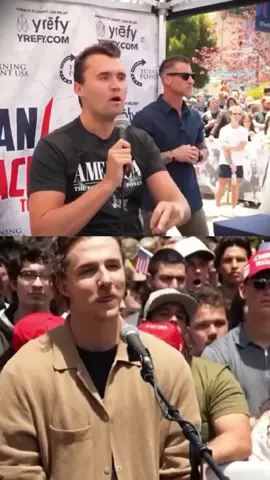 Bro cooked him #charliekirk #fyp #cooked #rizz #usa #trump #women 