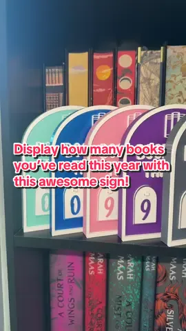 If you want a cute way to display how many books you’ve read this year check out these signs! ##bookishmerch##bookish##BookTok##bookshelfdecor##booklover##bookworm##readergift##bookishgift##booksreadthisyear##booklovergift
