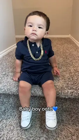 Baby boy ootd 💙 #parati #viral #glambylynette #fyp #babyootd @Ralph Lauren