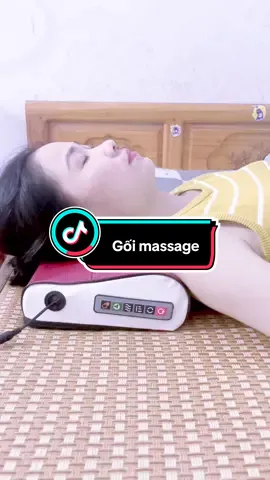 Gối massage cổ vai gáy 20bi cao cấp #goimassage #goimassagecovaigay #goimassage20bi  #giamcangthang 