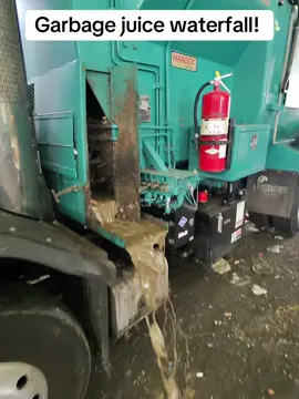 Garbage truck clean out area waterfall! #garbagetruck #trashtruck #tiktok #foryoupage #fyp #losangeles #sanitation #2025 #garbageman #basurero #tiktokvideos #garbagemantiktok #trashmantiktok #bluecollar #sideloadergarbagetruck #peterbilt #amrep #garbagejuice #cityofla #garbagedump 